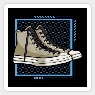 Retro Skate Sneaker Magnet